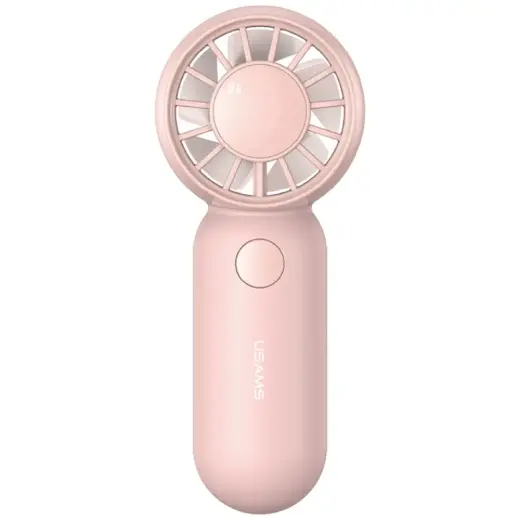 Handheld fan USAMS Mini Pocket ZB354 pink