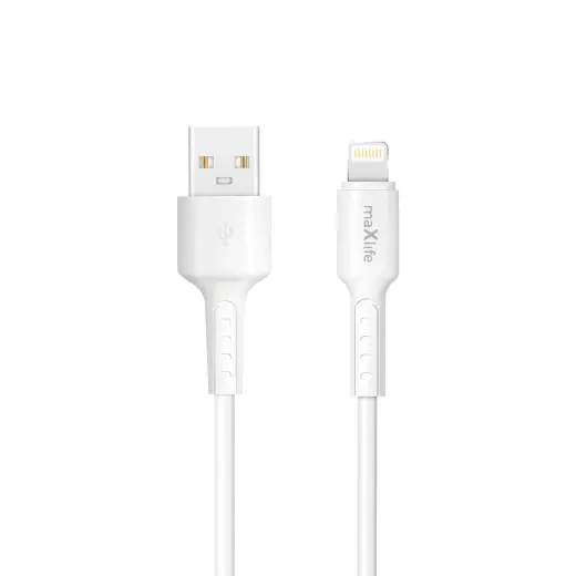 Maxlife MXUC-13 data transfer and charging cable | USB-A to Lightning | 15W | 1m | white