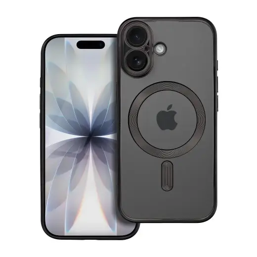 Electro Mag phone case with MagSafe support for iPhone 17 black