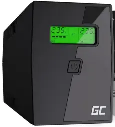 Nepārtrauktas barošanas bloks Green Cell PowerProof LCD UPS 850VA 480W 2x Schuko