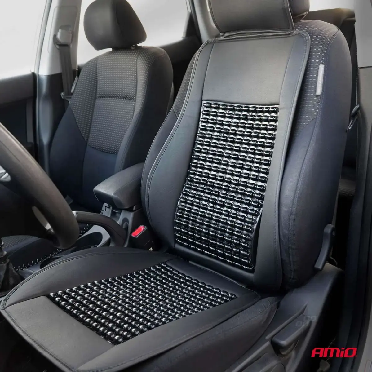 Seat mat with lumbar support and headrest AMIO-03649