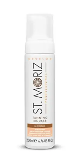 St. Moriz, Instant Self-Tanning Mousse, Bronzing, Self-Tanning Mousse, For Face, 200 ml