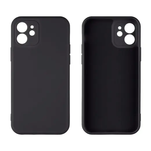 OBAL:ME Matte TPU Case for Apple iPhone 12 Black