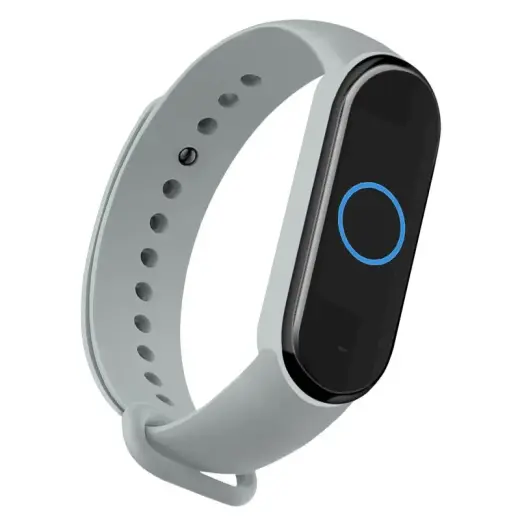 Fusion Accessories viedpulksteņa siksniņa priekš Xiaomi Mi Band 3/4 | pelēka