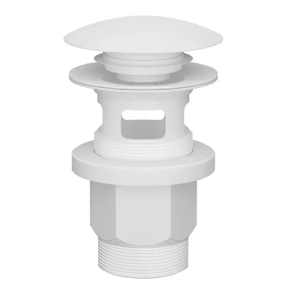 PLASTBRNO Sink drain 1 1/4" click-clack, white