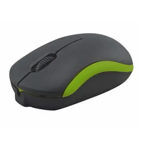 Omega OM07VG Standarta Optiskā Datora Pele Ar Vadu | 1000 DPI | USB Zaļa