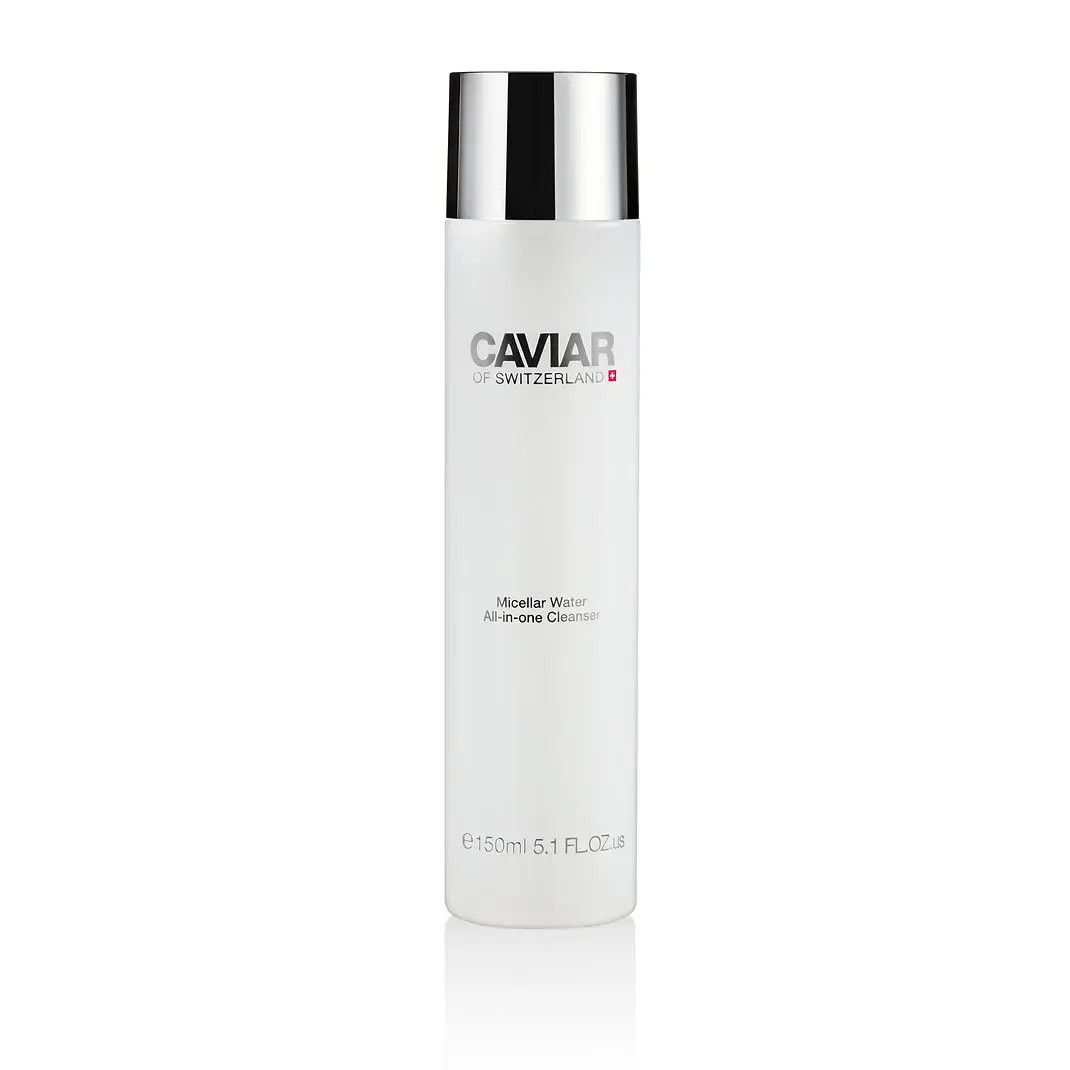Caviar Of Switzerland, All-In-One, Cleansing, Micellar Water, All Skin Types, 150 ml