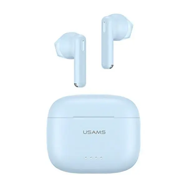 USAMS Słuchawki Bluetooth 5.3 TWS US14 Series Dual mic bezprzewodowe niebieskie|blue BHUUS03
