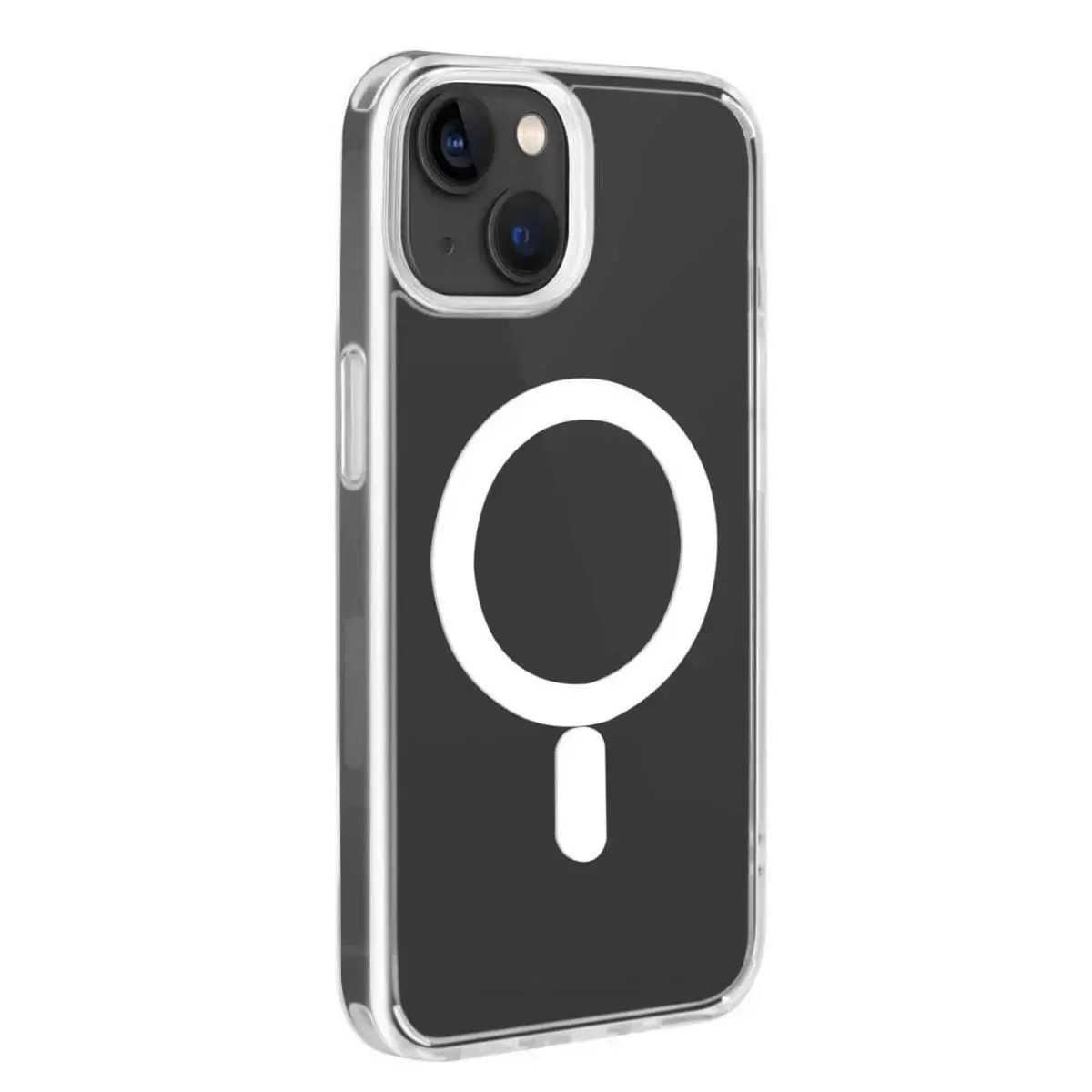 Puro Lite Mag MagSafe Silicone Case for iPhone 14 | 13 - Transparent