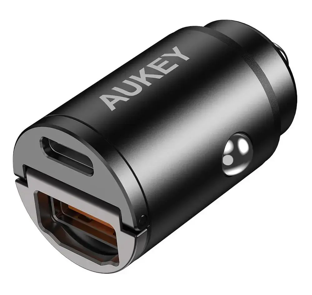 AUKEY CC-A3 Mini Alumin ium Car Charger 2xUSB