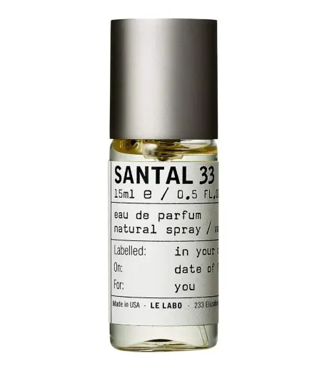 Le Labo, Santal 33, Eau De Parfum, Unisex, 15 ml