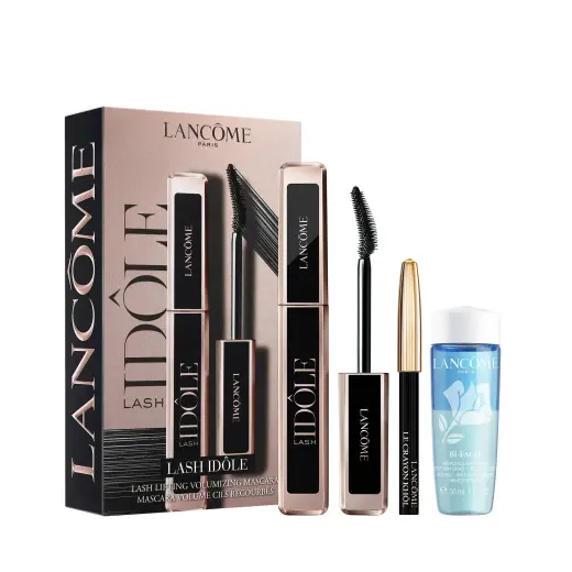 Set Lancome: Bi-Facil, Makeup Remover Lotion, 30 ml + Lash Idole, Lash Lift, Mascara, 01, Glossy Black, 8 ml + Khol Hypnose, Kohl Eyeliner, 01, Noir, 0.7 g