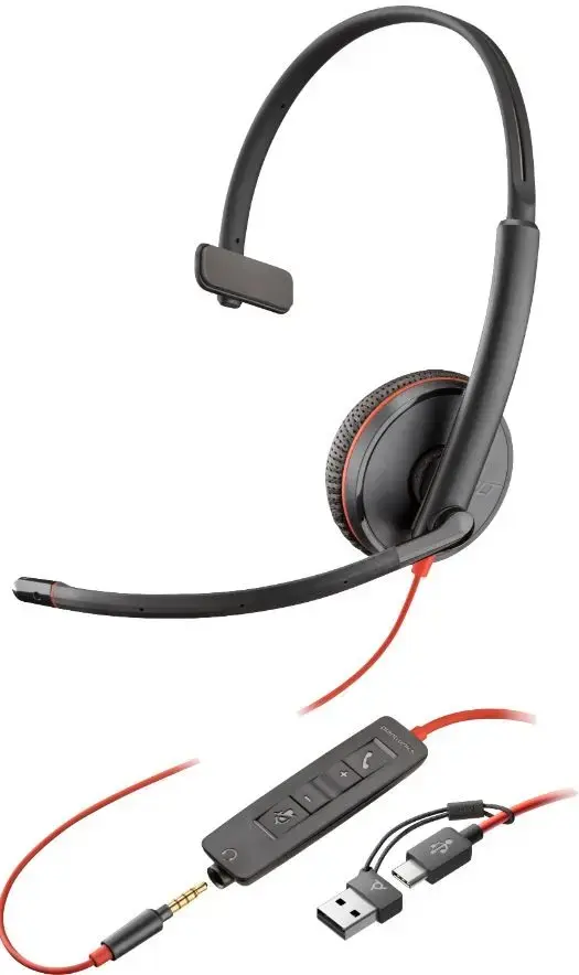 Blackwire 3215 USB-C|A Headset+3,5mm 8X227A