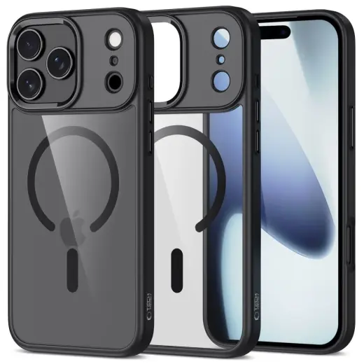 TECH-PROTECT MAGMAT phone case with MagSafe support for iPhone 17 Pro black