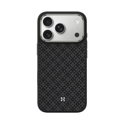 Benks Magnetic Armor Pro Armor Grid Kevlar maciņš telefonam iPhone 17 Pro Max melns