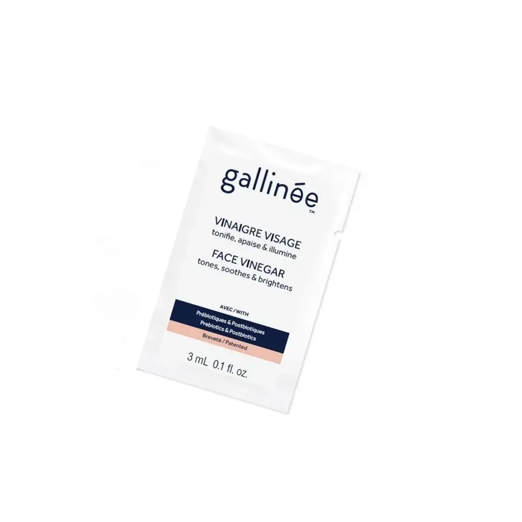 Gallinee, Microbiome Skincare, Apple Cider Vinegar, Tones|Soothes & Brightens, Tonic Lotion, For Face, 3 ml *Sample