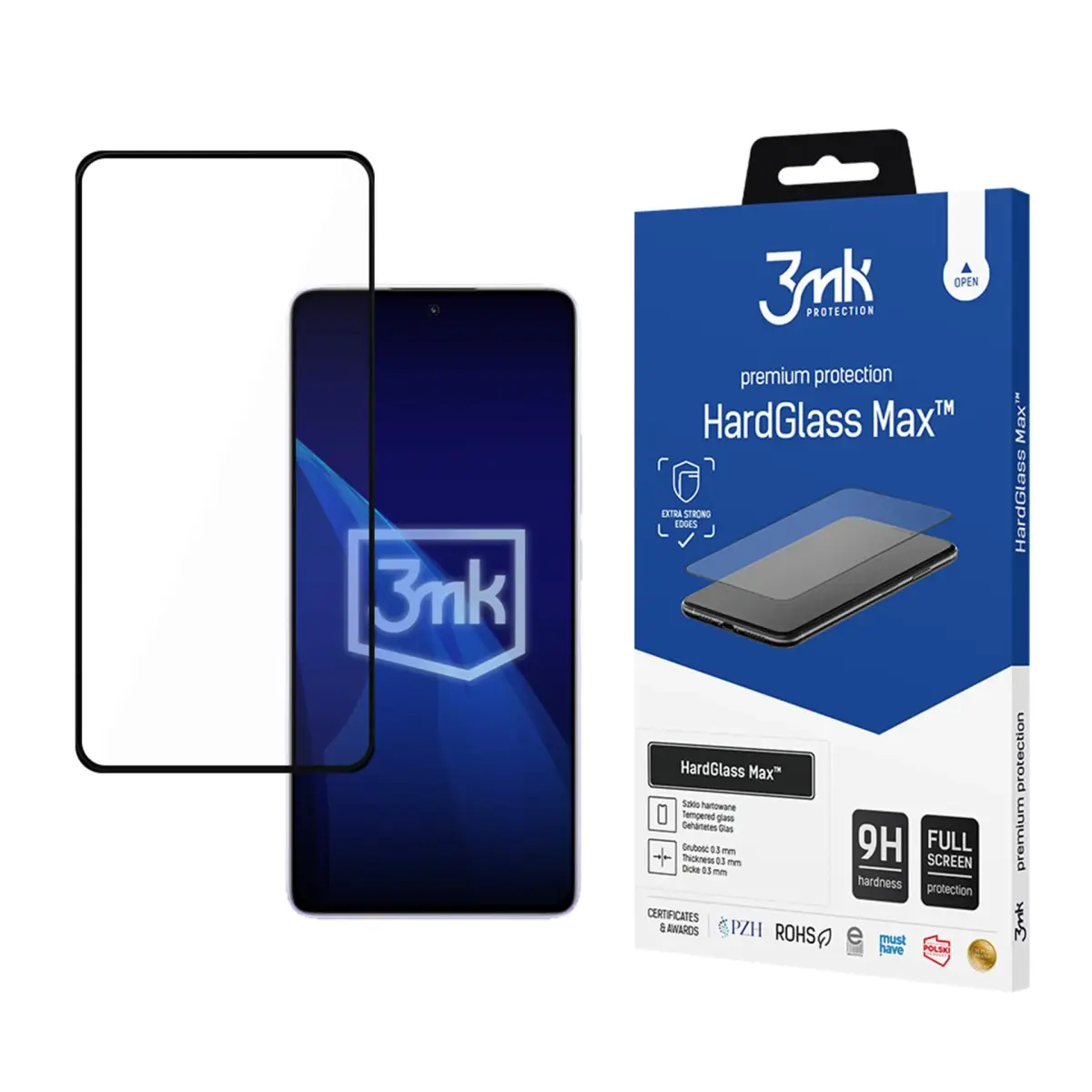 Redmi Note 14 5G - 3mk HardGlass Max Black