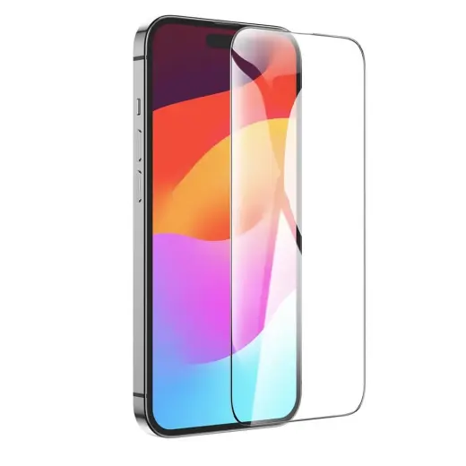 Hoco HD 5D Guardian aizsargstikls telefona ekrānam iPhone 15 Pro (10 gab.)