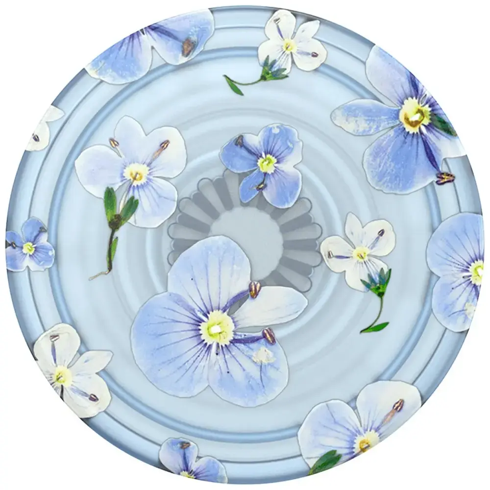Popsockets PlantCore Grip Blue Fields    phone grip and stand blue