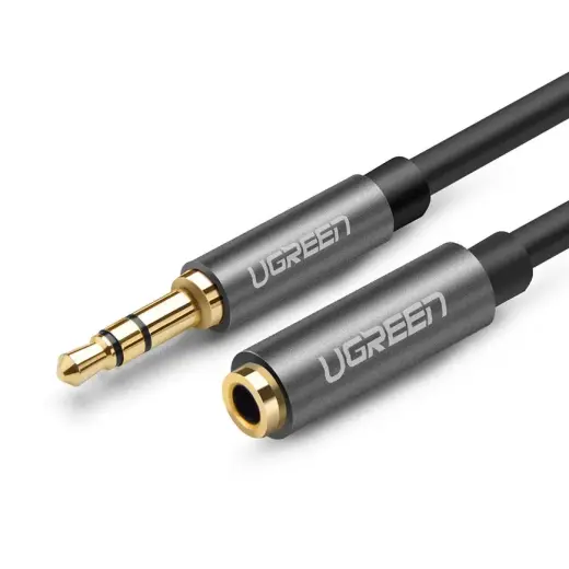 UGREEN AUX Cable Extension mini-jack 3,5 mm, 3m (Gray)
