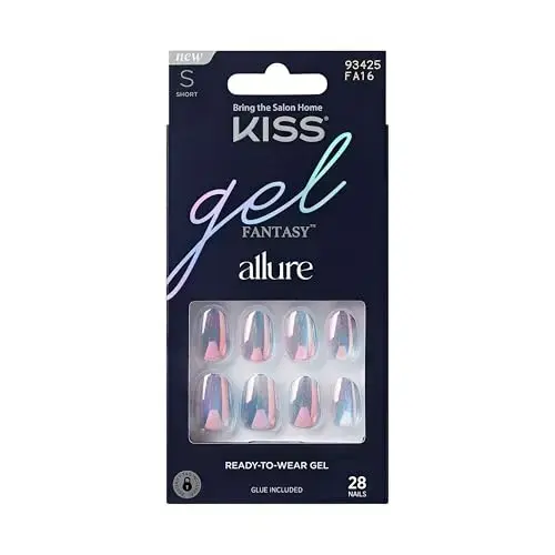 KISS Products Gel Fantasy Allure Fake Nails - Change Chance - 31ct
