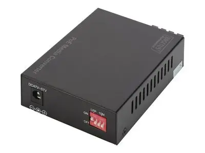 DIGITUS Professional DN-82160 - fiber media converter - 10Mb LAN, 100Mb LAN, 1GbE