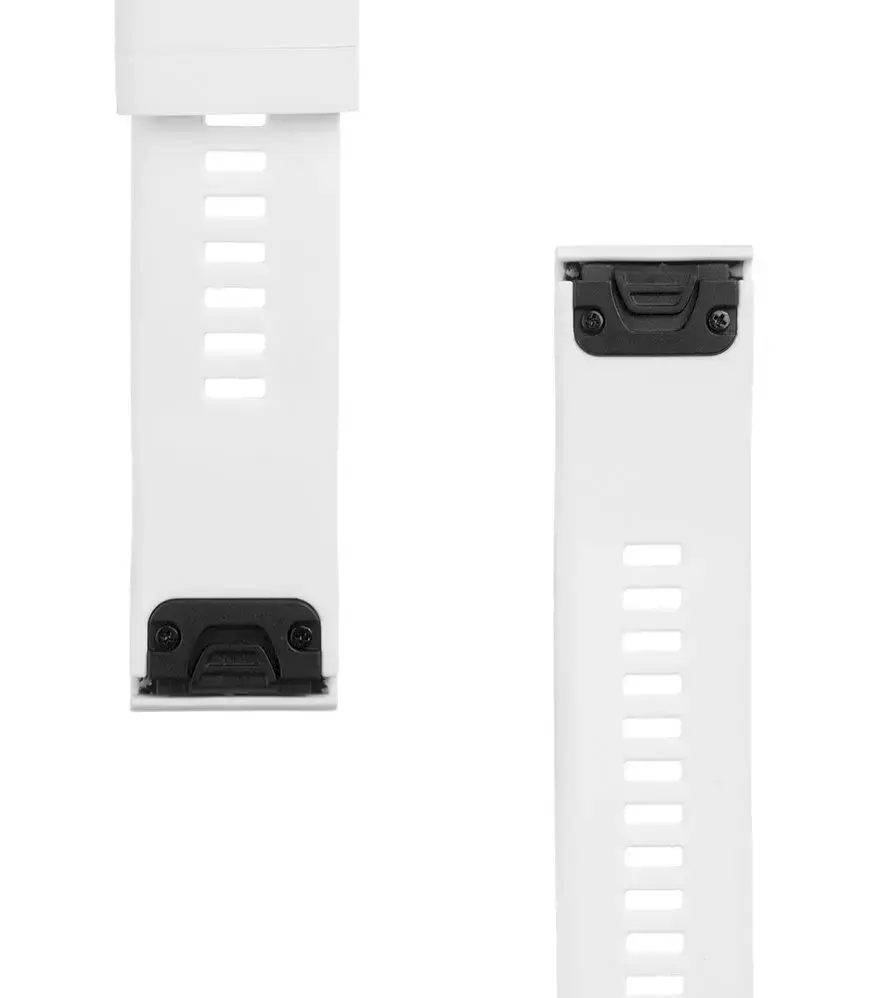 Tactical 431 Silicone Band for Garmin Fenix 5|6 QuickFit 22mm White