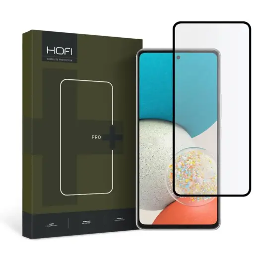 HOFI GLASS PRO+ karastatud klaas telefonile Samsung Galaxy A53 5G, must