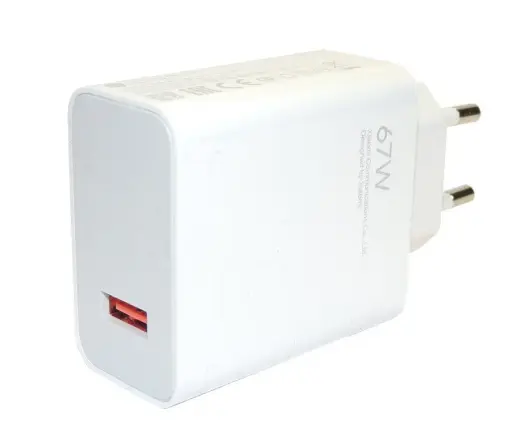 Xiaomi MDY-12-EH tīkla lādētājs | 67W | USB-A | balts (OEM)