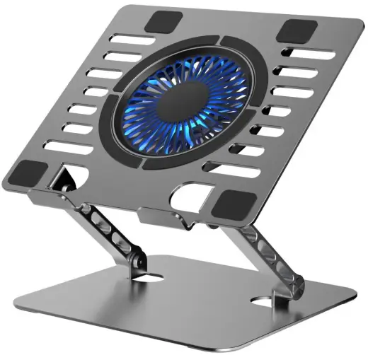 Cooling stand regulated for laptop ART P12 1 x USB A LED aluminium