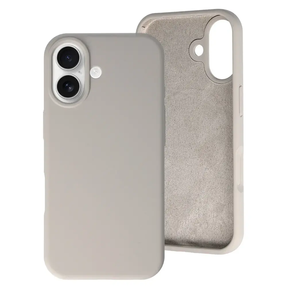 MagColor Pure maciņš telefonam iPhone 17 bēšs