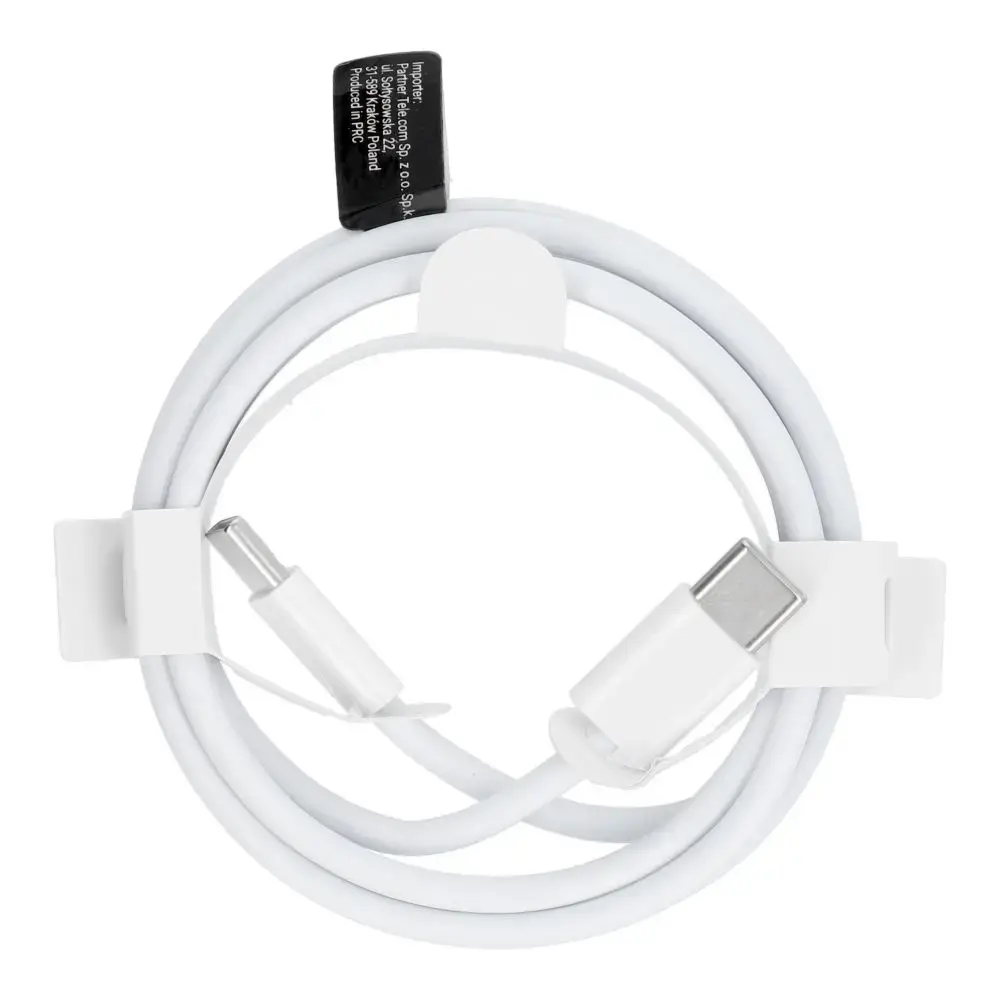 HD26 datu pārraides un uzlādes vads | USB-C uz USB-C | PD, QC 3.0 | 30W | 1m | balts