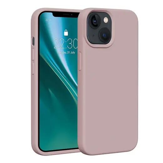 Etteri Silicone phone case for iPhone 13 6,1 light pink