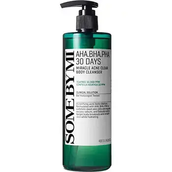 SOME BY MI AHA BHA PHA 30 Days Miracle Acne Clear Body Cleanser - Body Cleansing Gel 400.0g
