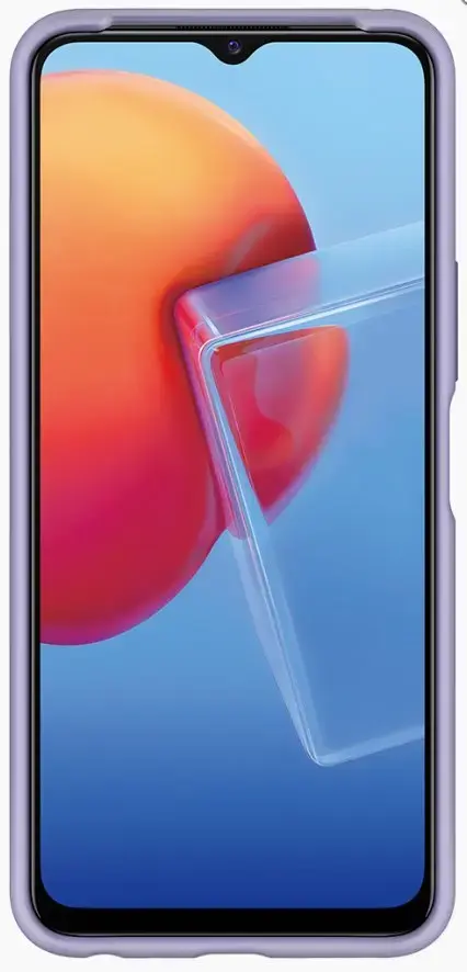 Vivo Silicone Cover for Vivo Y72 5G|Y52 5G Purple