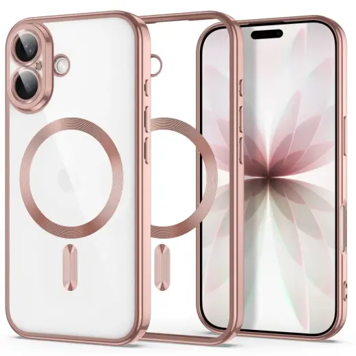 Tech-Protect MAGFLEX telefono dėklas su MagSafe palaikymu iPhone 17 rožinis