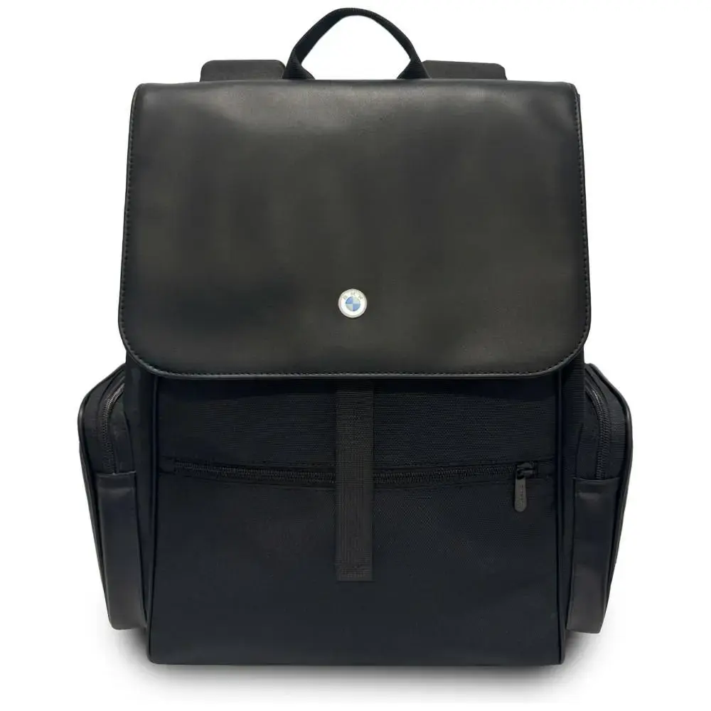 Backpack BMW Side Pockets Metal logo 15"   black