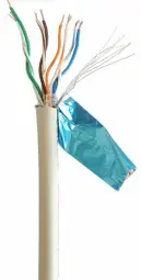 FTP cable-shielded cable C5e 305m Al|Cu