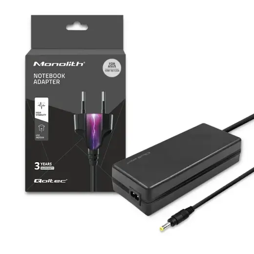 Qoltec Power adapter for laptop Asus 120W | 19V | 6.32A | 5.5*2.5 | +power cable