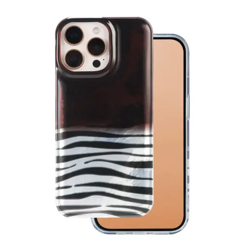 Animal Print phone case for iPhone 15 Pro multicolor (Okapi)