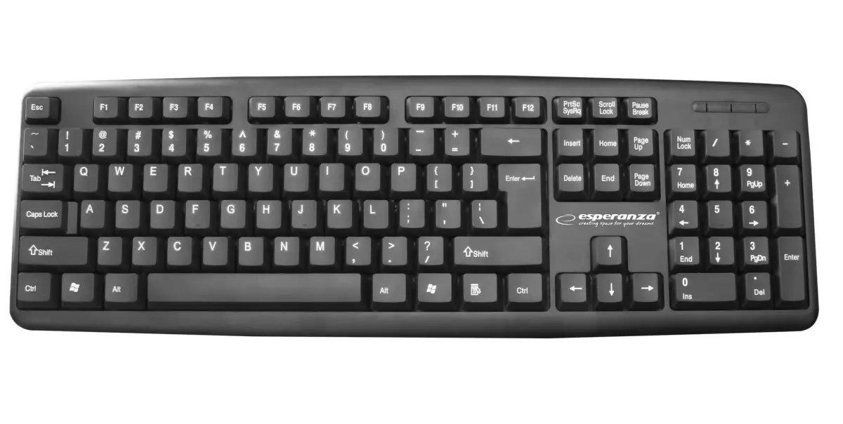 Esperanza EK134 keyboard USB Black