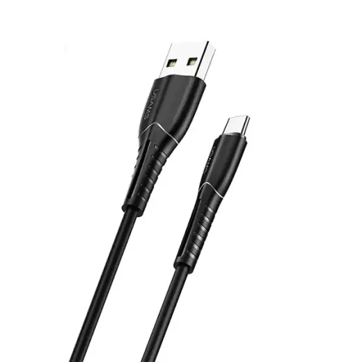 USAMS SJ365USB01 data transfer and charging cable | USB-A to Micro USB | 10W | 1m | black