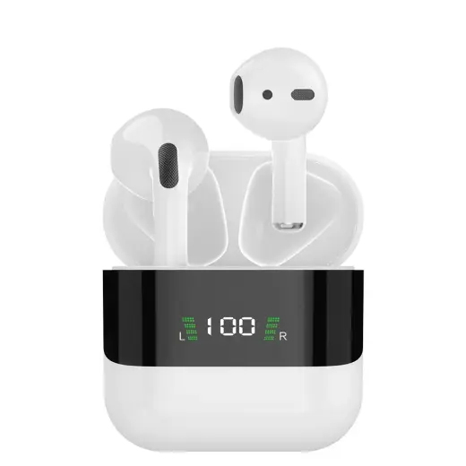 Dudao U15S TWS in-ear headphones with charge status indicator white (U15S)