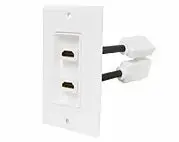 GOOBAY HDMI sienas rozete 2 ligzdas