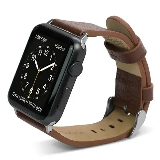 X-Doria Lux išmaniojo laikrodžio dirželis Apple Watch (38/40/41 mm) | odinis | rudas