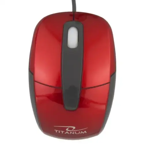 Titanium TM108R RED 1000DPI ОПТИЧЕСКАЯ КОМПЬЮТЕРНАЯ МЫШЬ