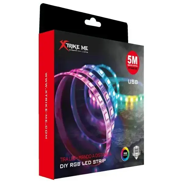 RGB LED strip with Bluetooth controller 5m XTRIKE ME HT-5050 B5