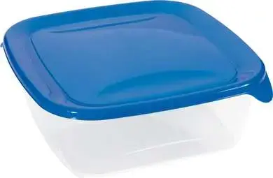 Food container square 0,8L Fresh&Go blue
