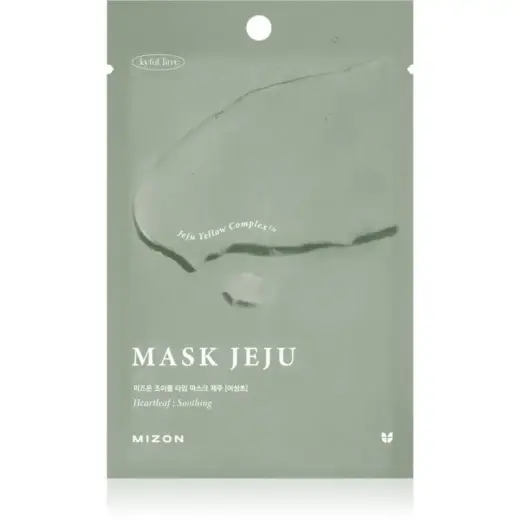 Mizon Joyful Time Jeju Heartleaf Soothing Sheet Mask for Dry and Irritated Skin 23g