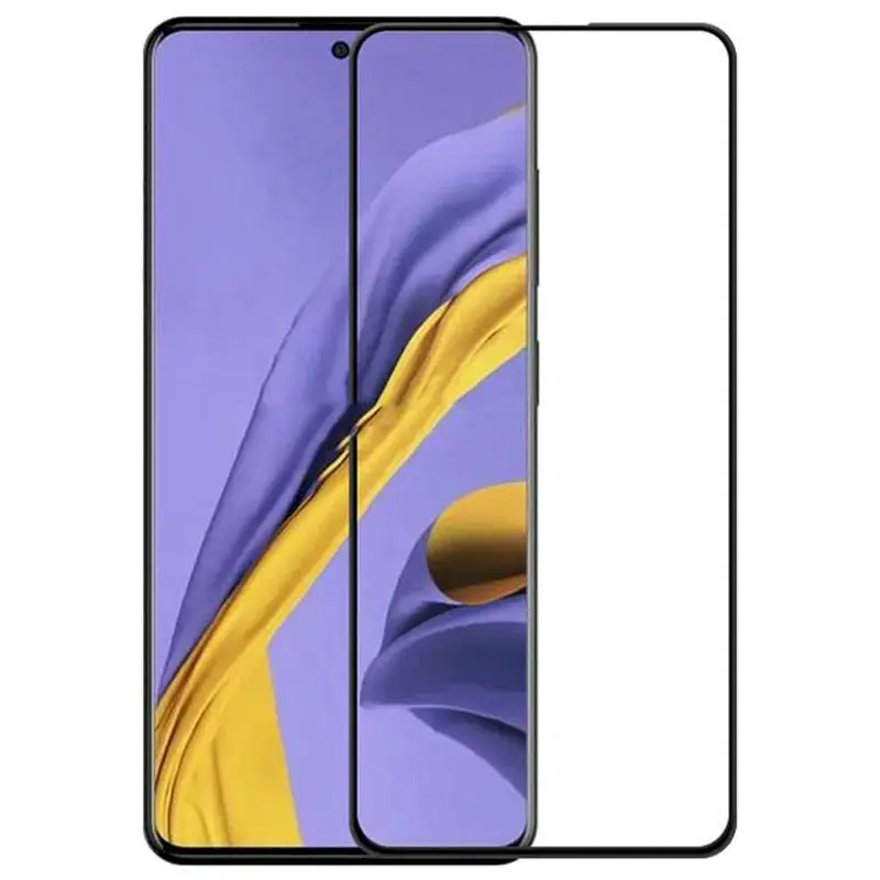 Tempered Glass 9D Full Coveraged with Frame Samsung A515 Galaxy A51 Black